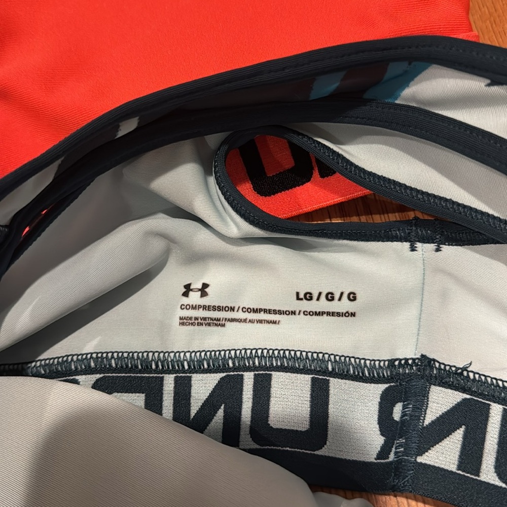 Under Armour Sports Bra Set - Orange, Blue, and Patterned - Picture 2 of 3